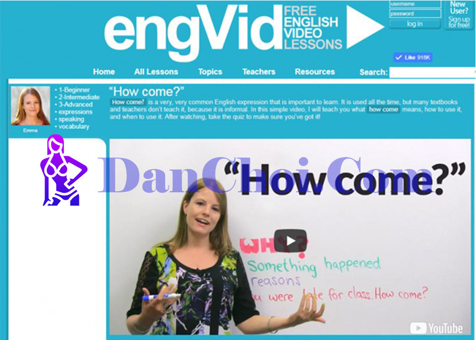 EngVid – Kho bài giảng tiếng Anh miễn phí cho mọi trình độ