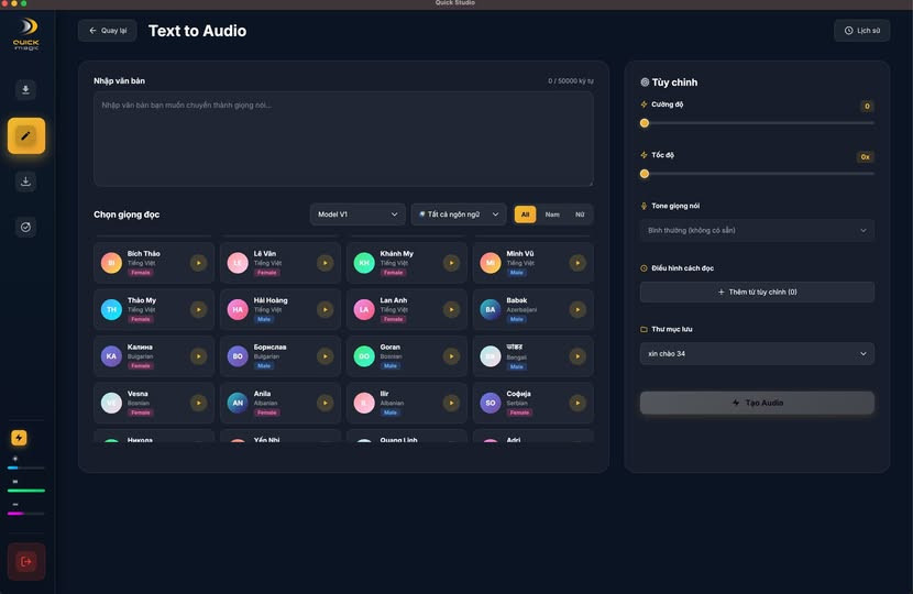 Tool clone giọng nói cực chất cho anh em làm kênh AI
