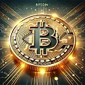 DALL·E 2024-12-13 07.20.37 - A visually striking image of a Bitcoin coin, designed as a golden, detailed 3D coin with the Bitcoin logo prominently displayed in the center. The coi.webp